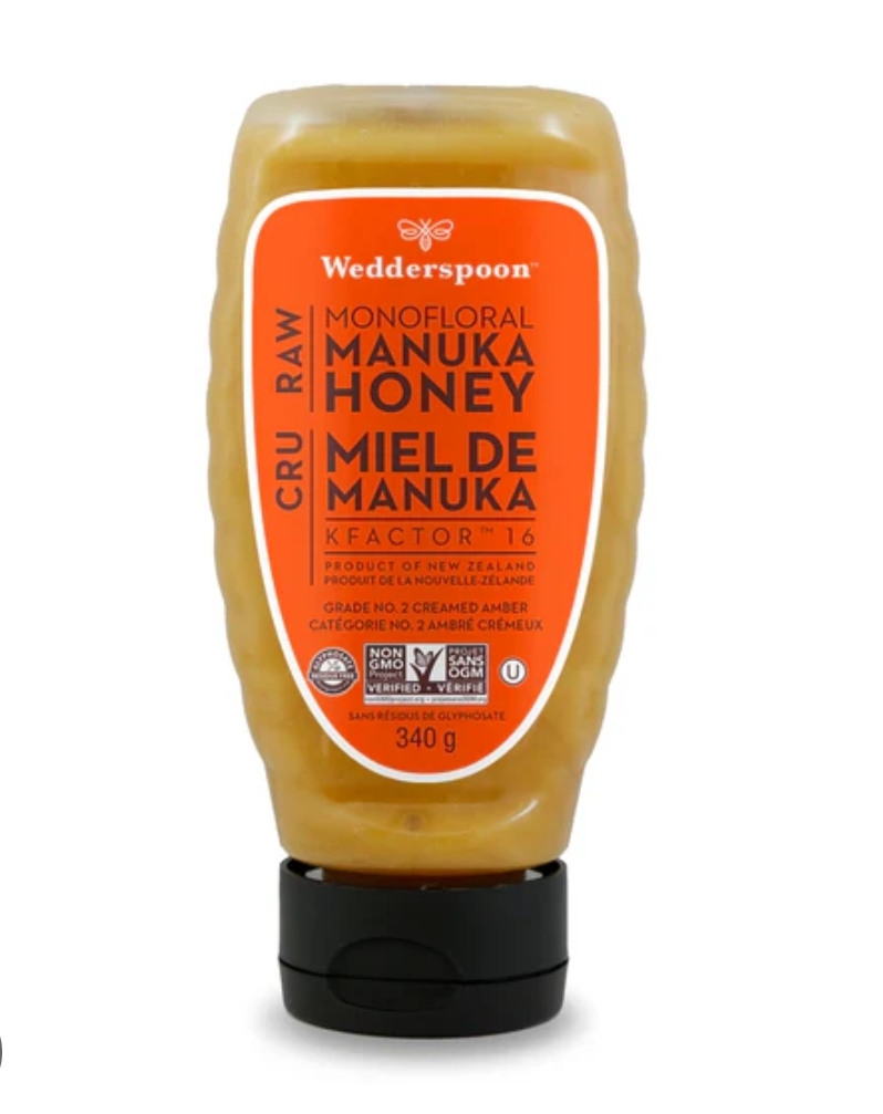 image showing squeeze bottle of manuka honey