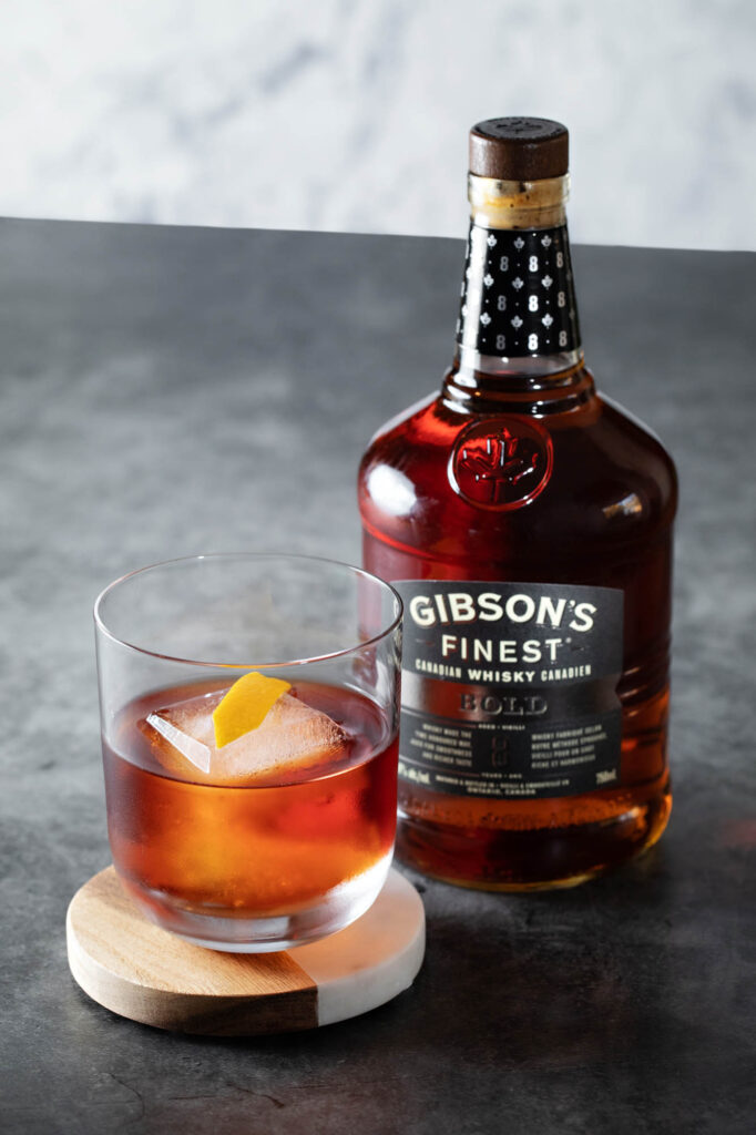 Gibson's Bold Fashioned Cocktail