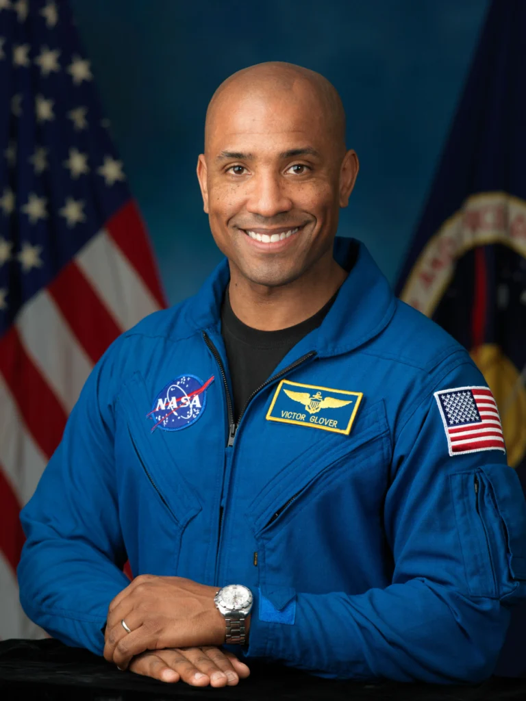 Glover in his nasa uniform